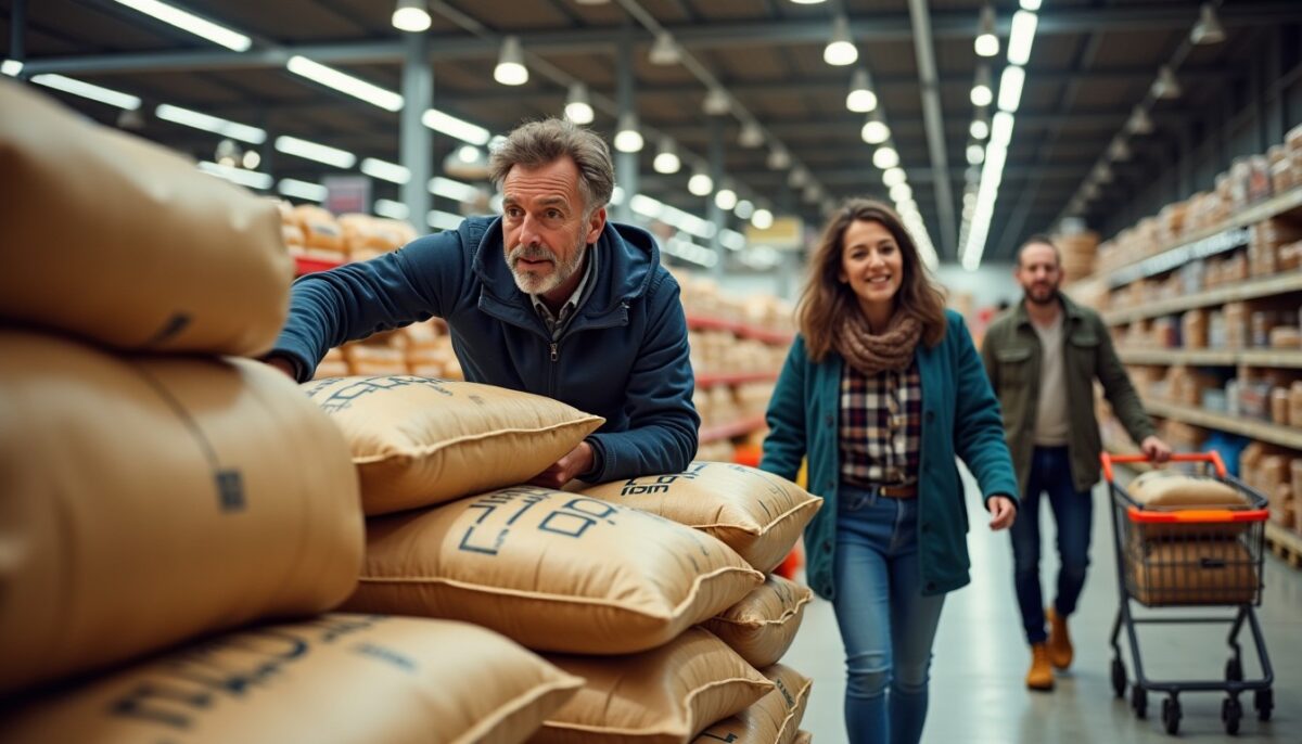 Leroy Merlin lance une grande promotion sur les sacs de granulés de bois de 15 kg pour préparer l'hiver Leroy Merlin lance une grande promotion sur les sacs de granulés de bois de 15 kg pour préparer l'hiver