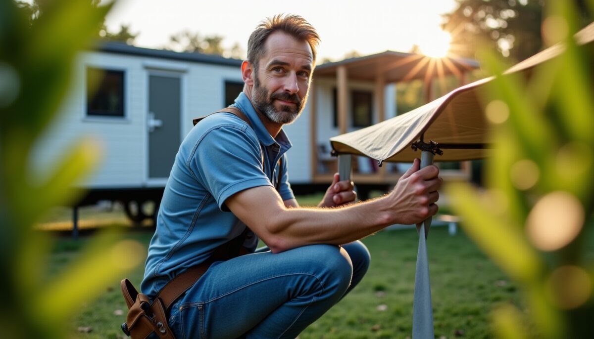Guide complet : choisir et installer une bâche de toit terrasse pour votre mobil-home