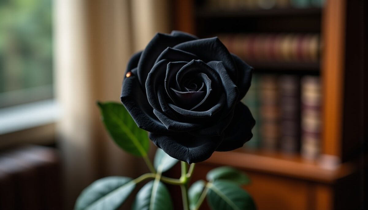 Découvrir la symbolique mystérieuse de la rose noire